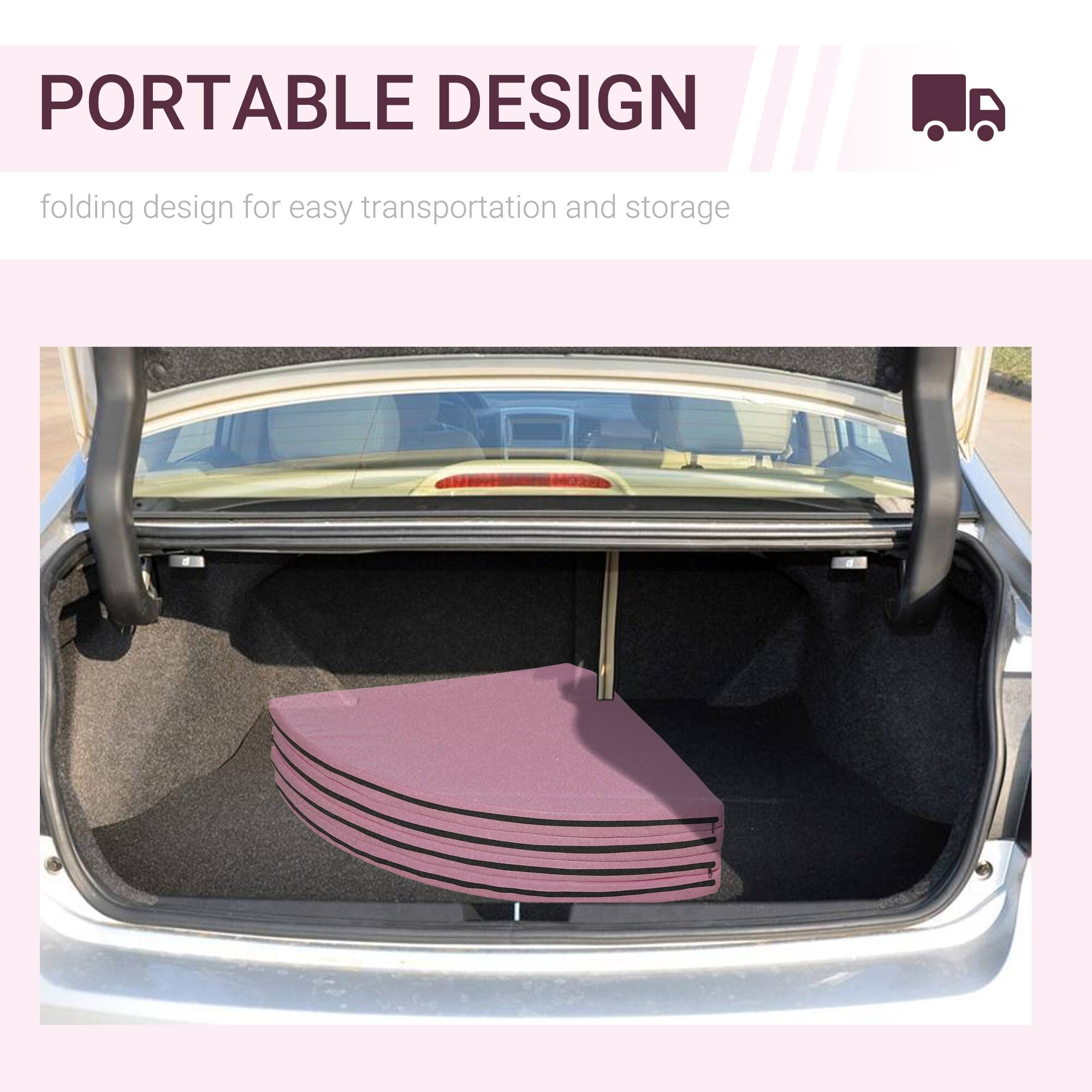 PORTABLE DESIGN
Folding design for easy transportation and storage.