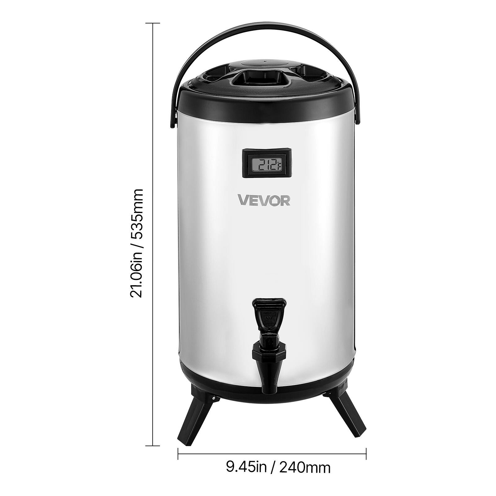 535mm / 21.06in  
21.06in / 535mm  
9.45in / 240mm  
9.45in / 240mm