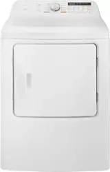 Insignia™ - 7 Cu. Ft. Gas Dryer with Sensor Dry - White - Front_Zoom