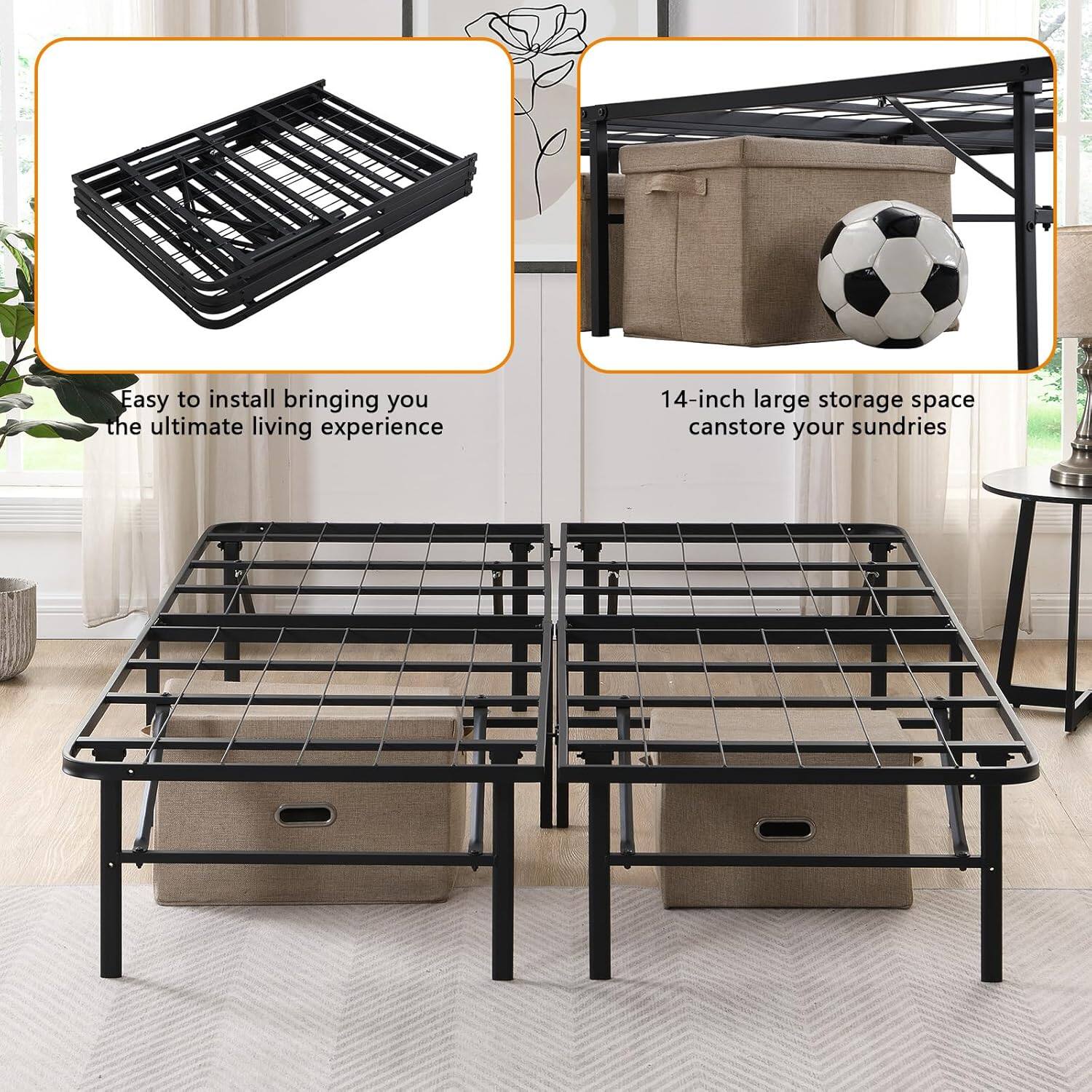 Easy to install bringing you the ultimate living experience

14-inch large storage space can store your sundries