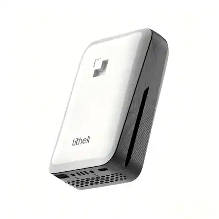 Front. Litheli - LiTHELi Battery Pack 20V, 2.0Ah Replacement Lithium Batteries for Pole Saw, Lawn Mower, Leaf Blower U20 Power Tools - White.