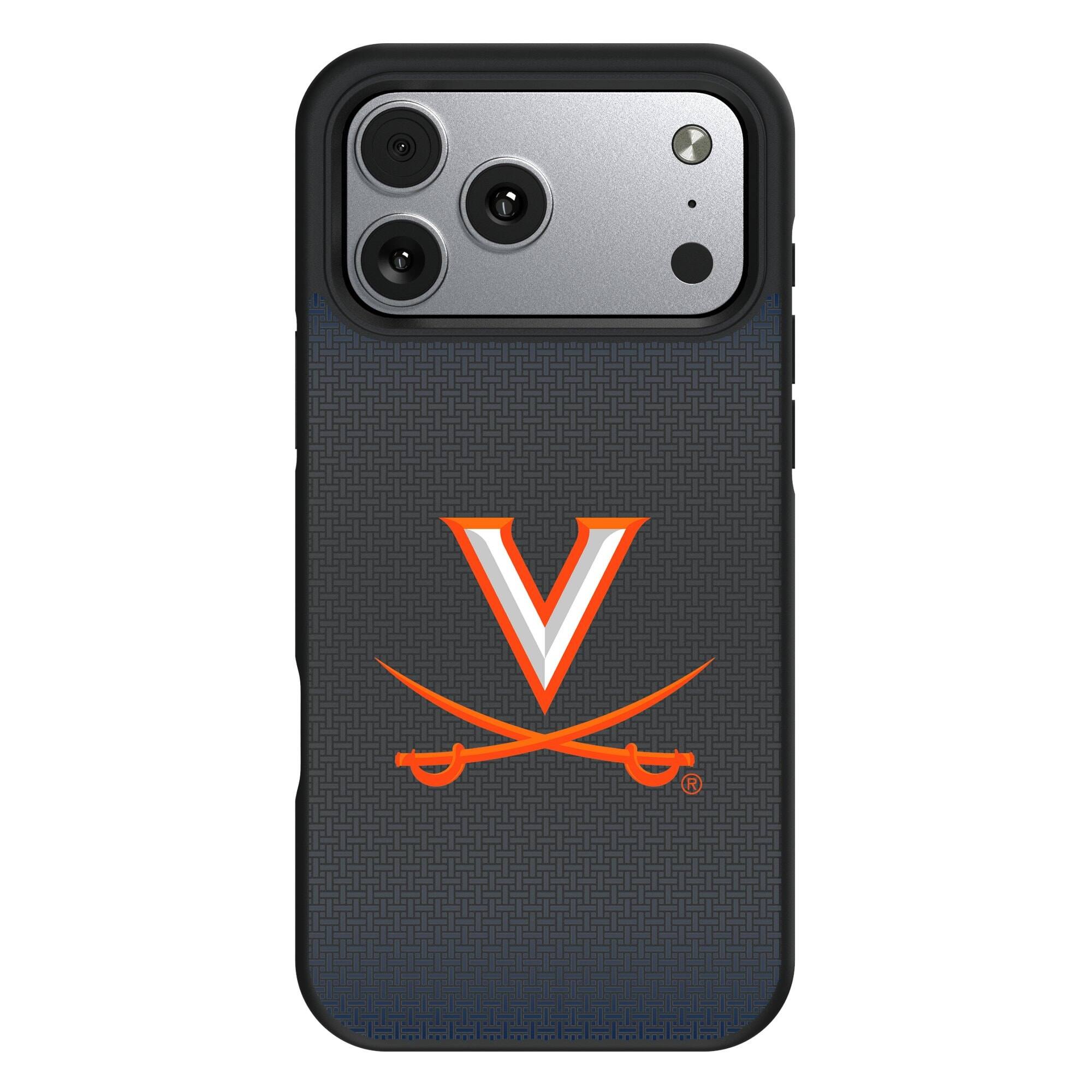 Keyscaper - NCAA - Virginia Cavaliers Bump Case with 8.2ft Drop Protection - 13 Pro Max - Black