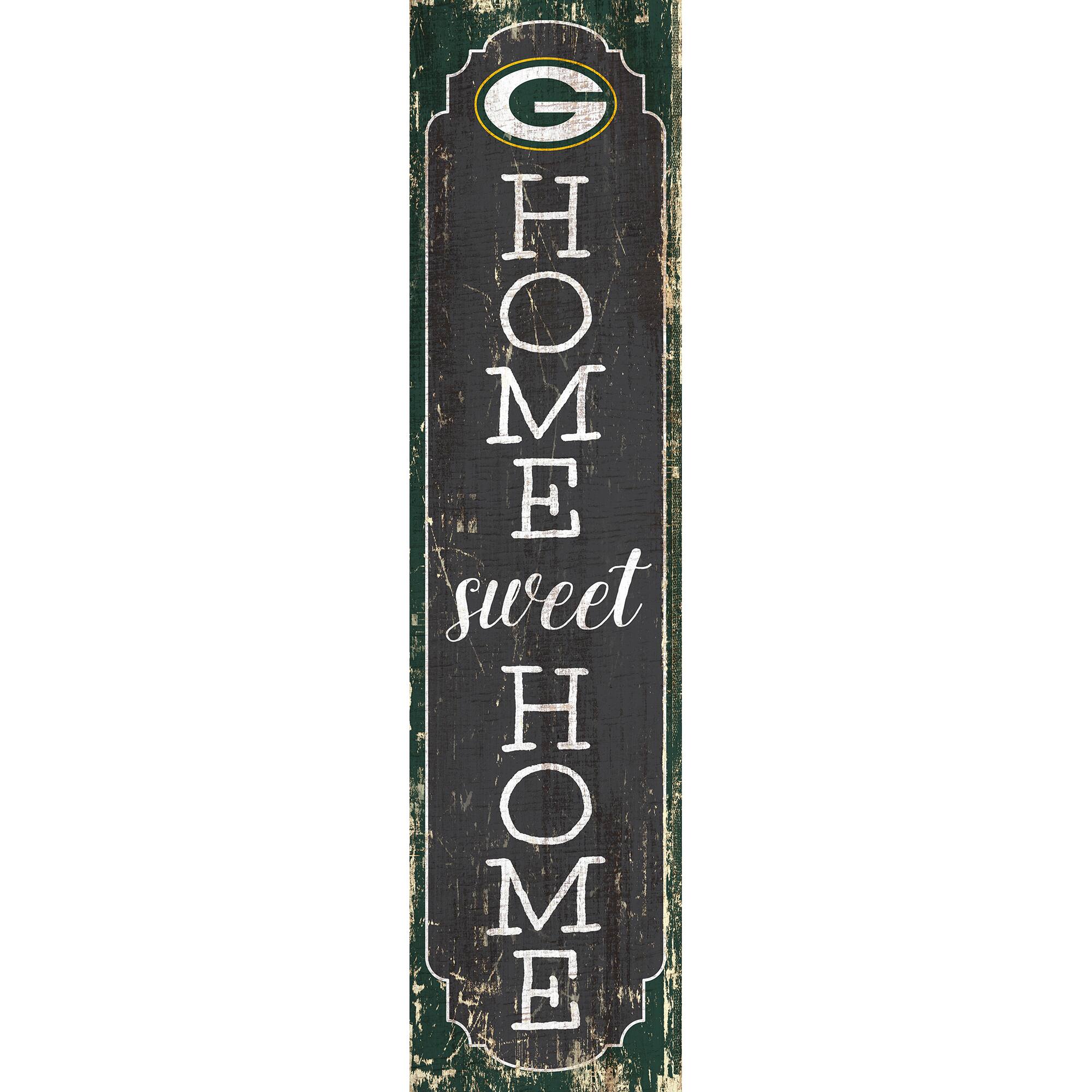 Green Bay Packers 24" Home Sweet Home Leaner Sign