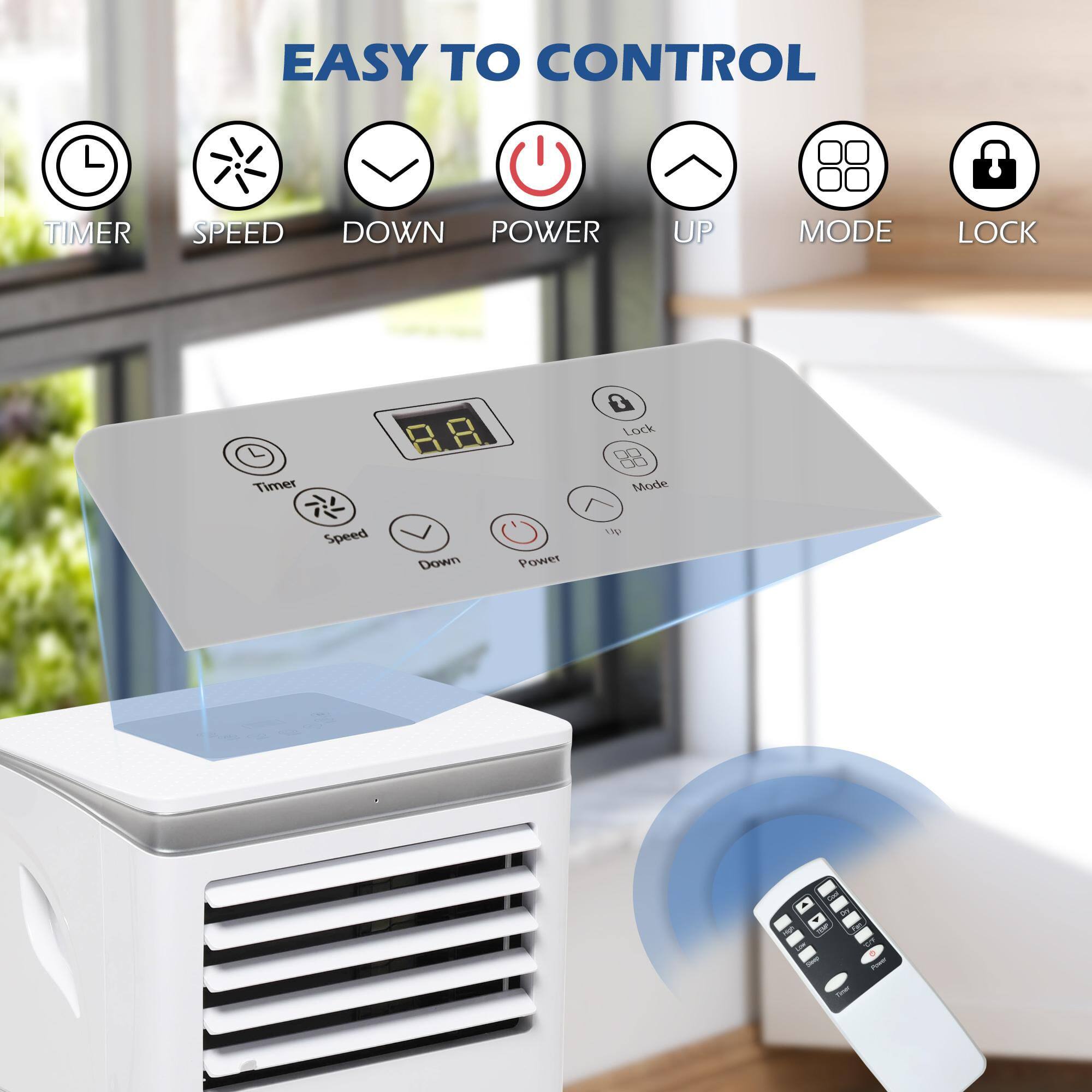 EASY TO CONTROL

TIMER SPEED DOWN POWER UP MODE LOCK

Timer Speed Down Power Lock Mode