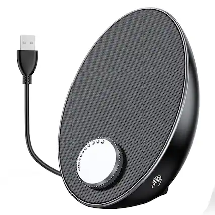 Front. Cedar Assembly - Computer Speakers For Desktop Pc - Portable Plug-n-play Laptop External Usb With Easy-access Volume Knob ... - Default.