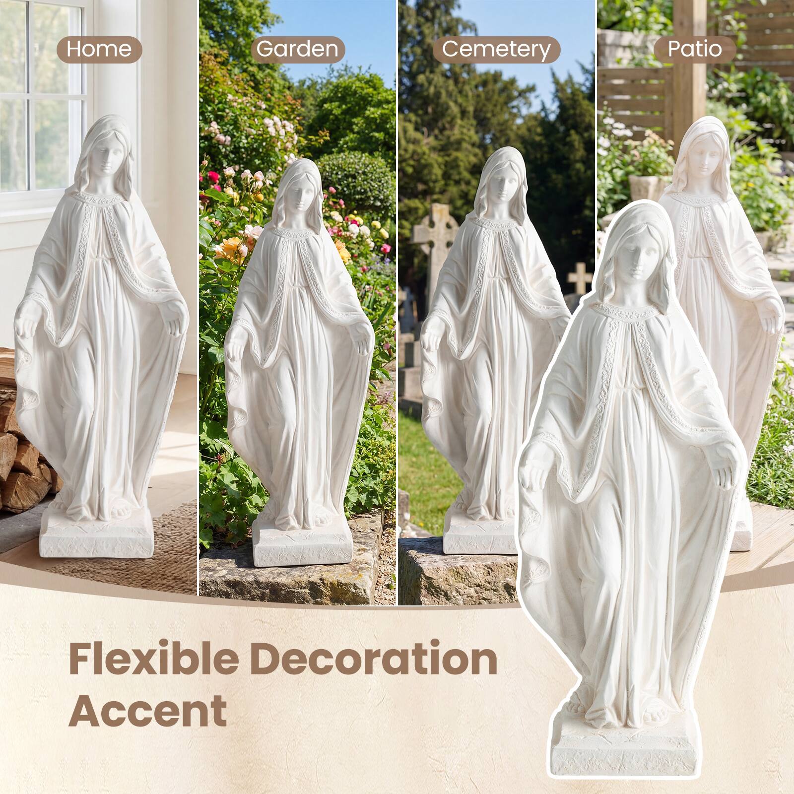 Home Garden Cemetery Patio Flexible Decoration Accent