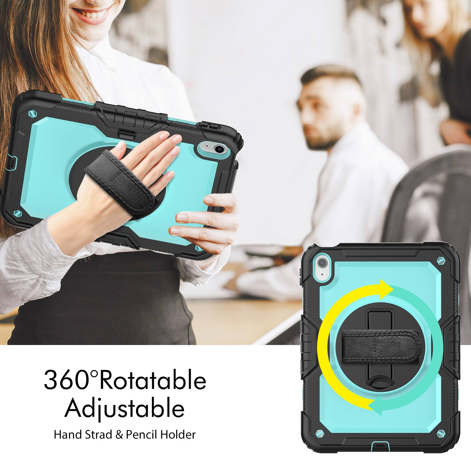360° Rotatable Adjustable Hand Strad & Pencil Holder