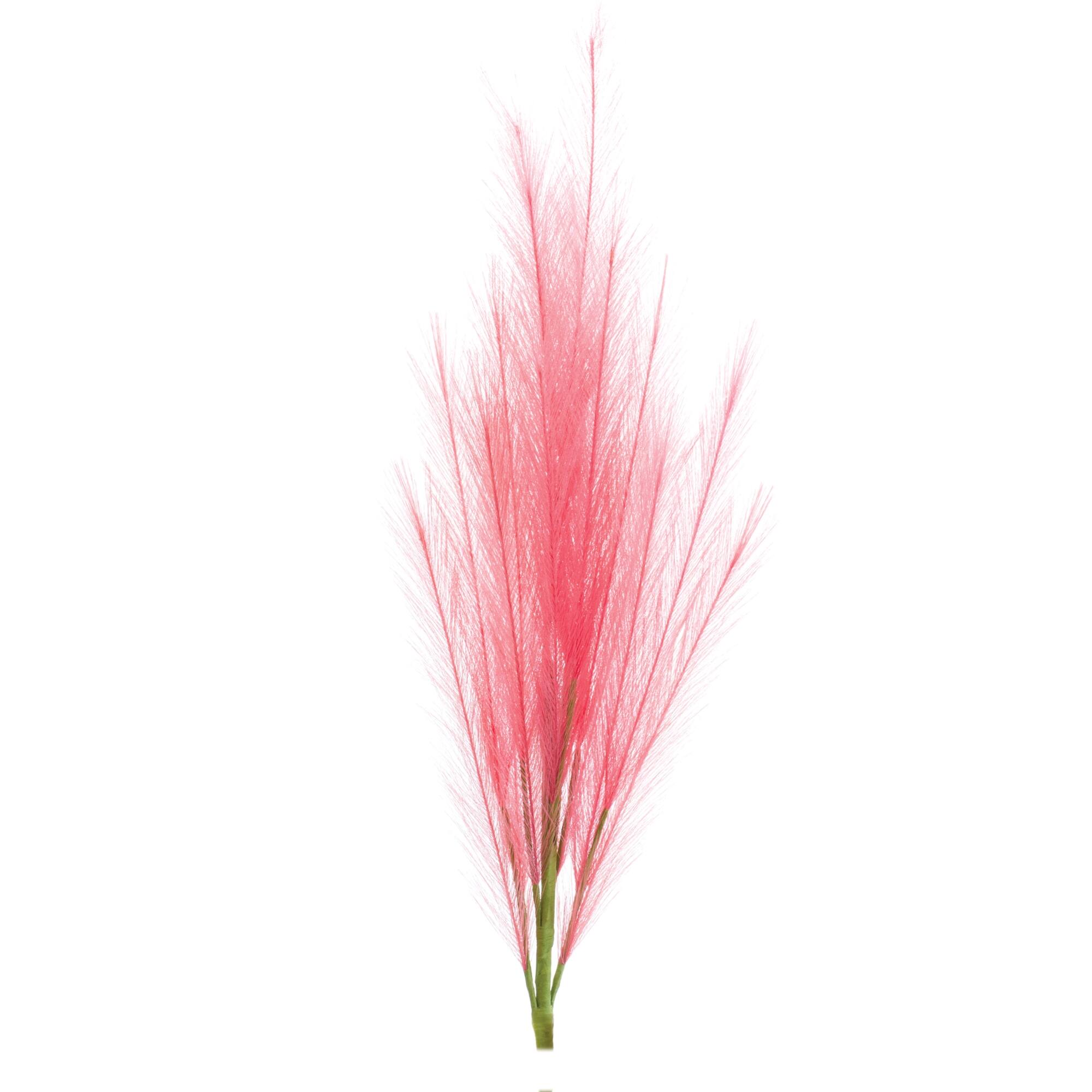Alt View 2. BreeBe - Assorted Pink Plume Spray (Set of 3) - Pink, Green.