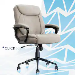 Click365 - Transform 1.0 Upholstered Desk Office Chair - Fabric - Beige