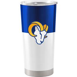 Logo Brands - Los Angeles Rams 20oz. Colorblock Stainless Steel Tumbler - Multicolor