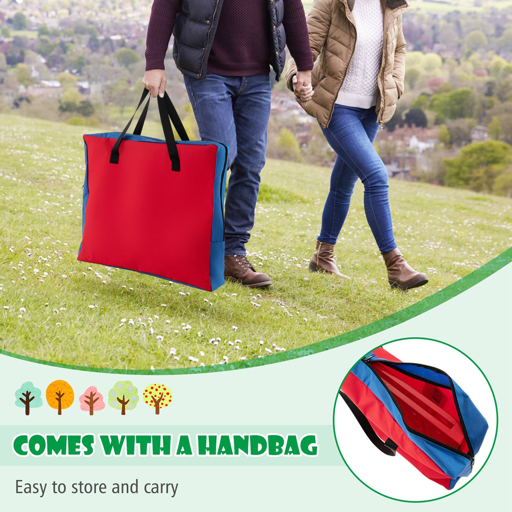 COMES WITH A HANDBAG
Easy to store and carry