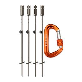 Cuddeback - Genius Adjustable Post Mount (4-Pack) with Carabiner