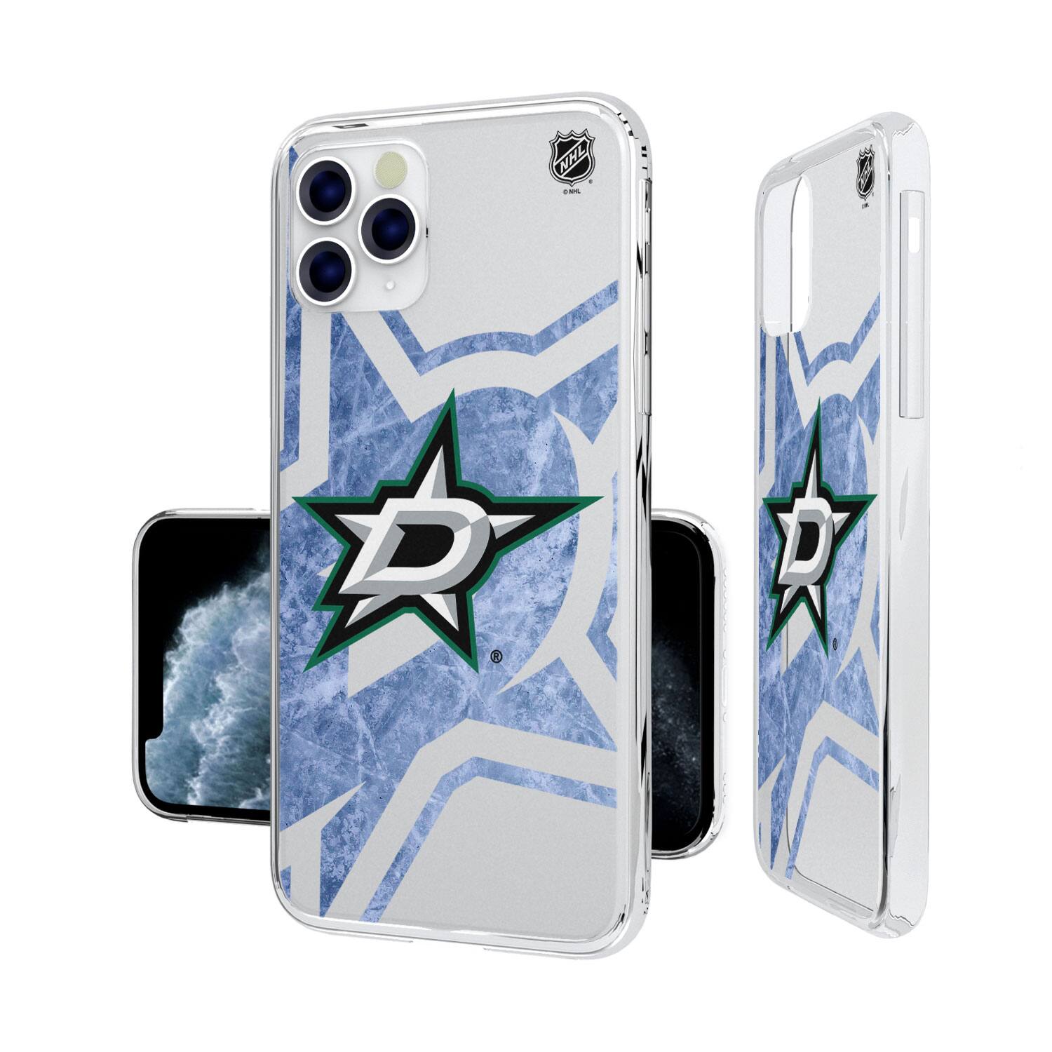 Alt View 3. Keyscaper - Dallas Stars iPhone Clear Ice Case - 15 - Multicolor.