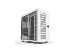 Front. Thermaltake - Thermaltake AX700 TG Snow Super Tower Chassis - Super Tower - Snow - Steel, SPCC, Tempered Glass - 20 x Bay - XL-ATX - Black.