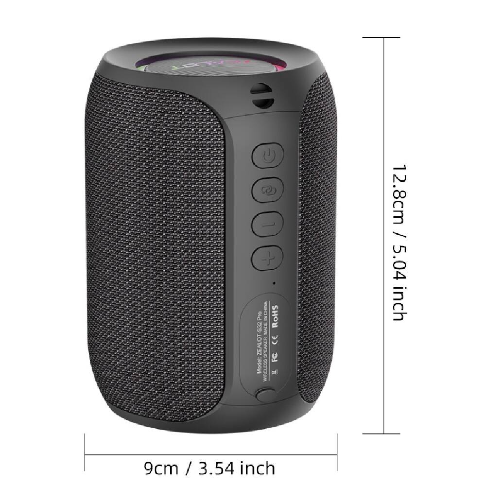 U + Pro NCHNA RoHS 532 S ZEALOT CE SPEAKER  
Model: WIRELESS  
12.8cm / 5.04 inch  
9cm / 3.54 inch