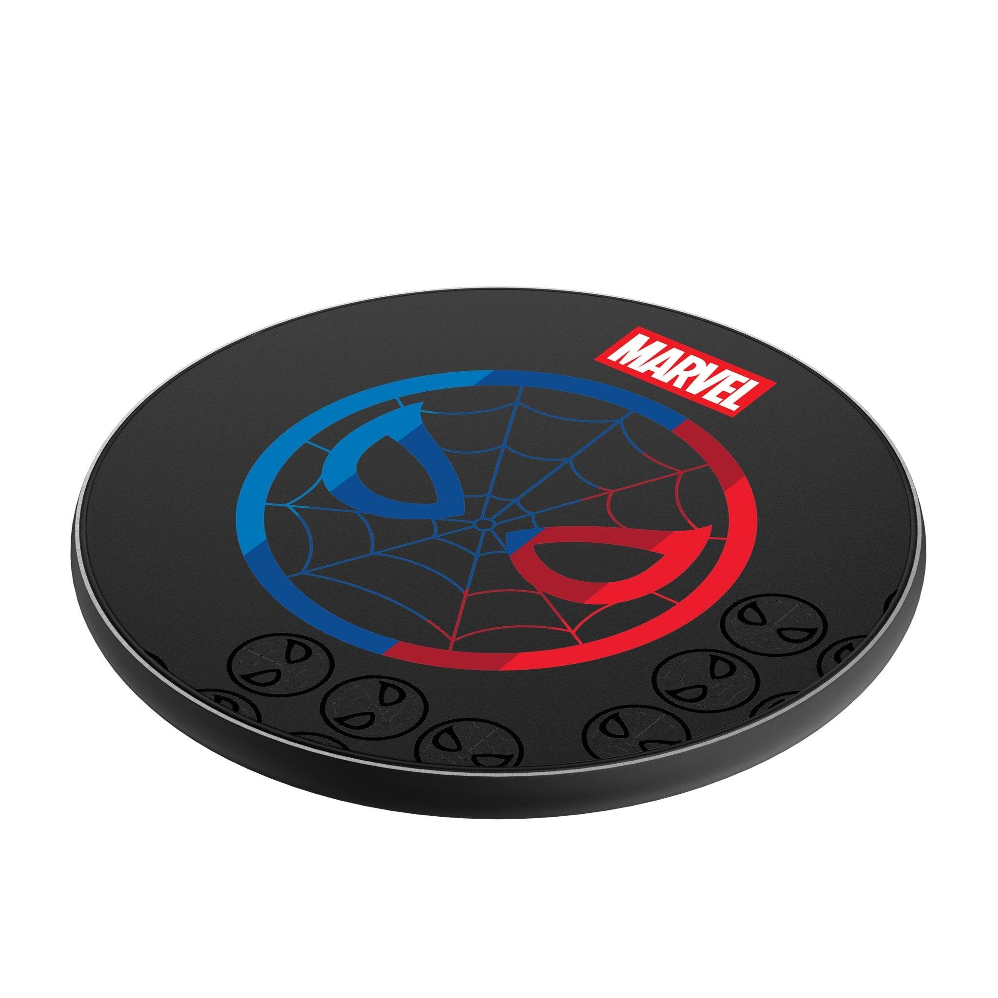 Angle. Keyscaper - Marvel Sigil 15-Watt Wireless Charger - Spider-Man.