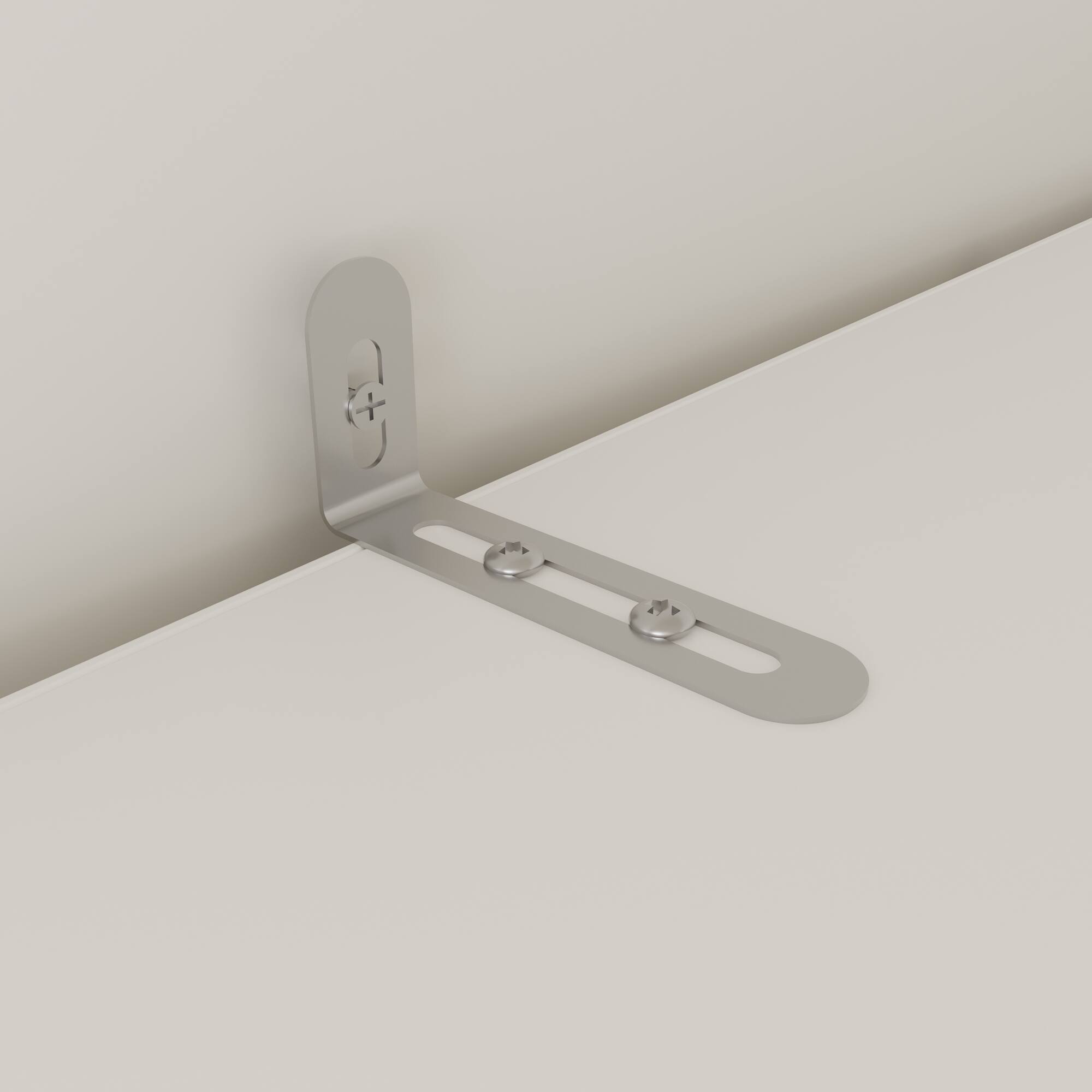 Alt View 9. FUFU&GAGA - L Shaped Corner Wardrobe Closet Armoire with Hanging Rod Shelves and Drawers Space Saving Bedroom Storage Organizer - White.