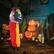 Alt View 11. Costway - 4.5FT Grins Animatronic Clown Halloween Decoration - Multicolor.