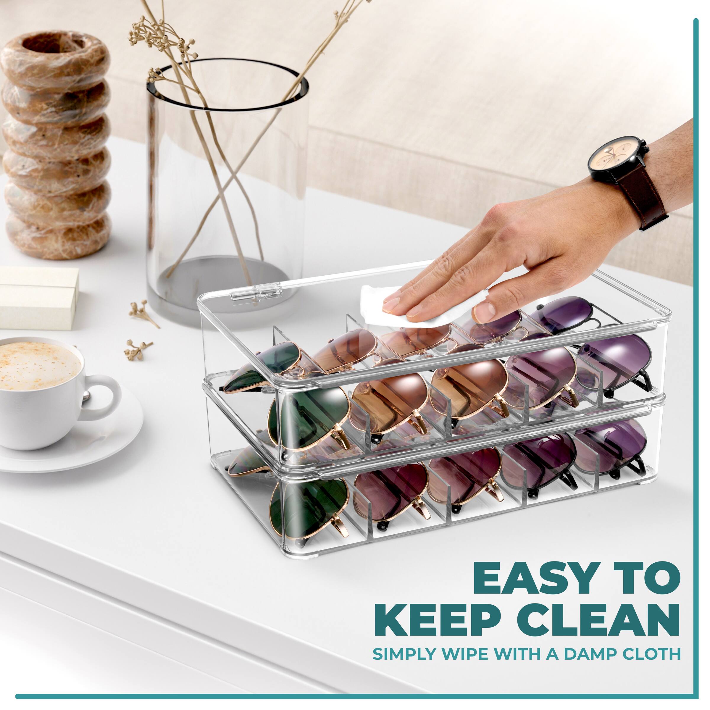 EASY TO KEEP CLEAN  
SIMPLY WIPE WITH A DAMP CLOTH
