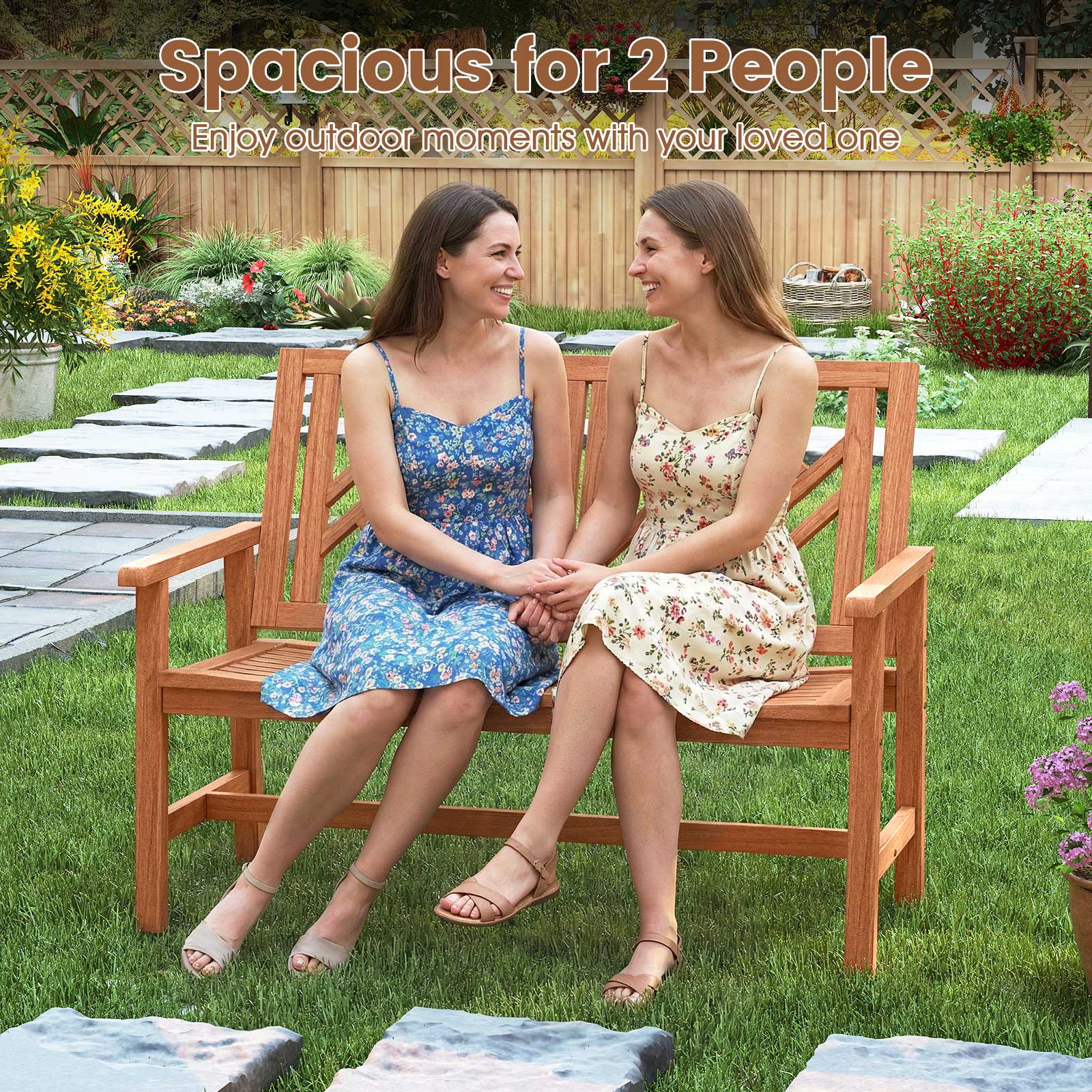 Spacious for 2 People  
Enjoy outdoor moments with your loved one