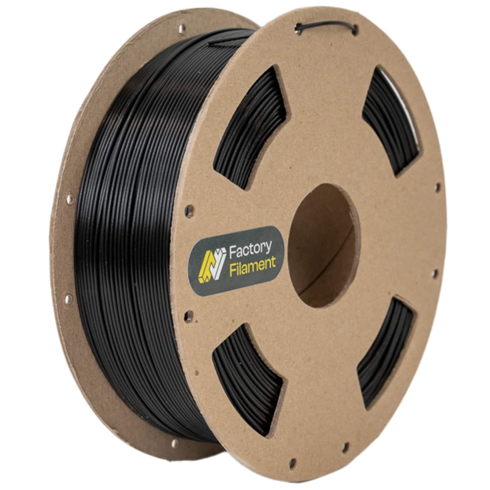 Factory Filament - 1.75mm Black PLA 3D Printer Filament, 1 KG Spool, Dimensional Accuracy +/- 0.02 mm, 3D Printing Filament