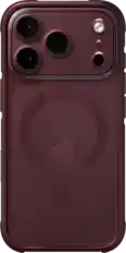 Front. dbrand - Ghost Case with MagSafe for Apple iPhone 18 Pro / iPhone 17 Pro - Burgundy.
