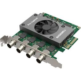 Magewell - Pro Capture Quad SDI- Four-Channel SD/HD/3G-SDI PCIe Capture Card - Green