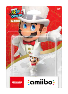 Nintendo - amiibo - Mario (Wedding Outfit) - Super Mario Odyssey Series - Multi