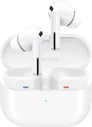 Front. Samsung - Samsung Galaxy Buds 3 Pro AI Real-Time Interpreter True Wireless Earbuds Noise Cancellation Bluetooth Touch Control.
