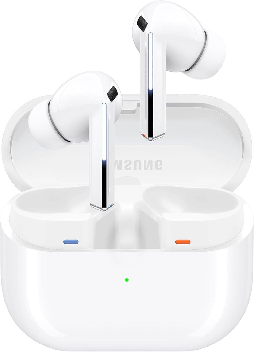Front. Samsung - Samsung Galaxy Buds 3 Pro AI Real-Time Interpreter True Wireless Earbuds Noise Cancellation Bluetooth Touch Control.