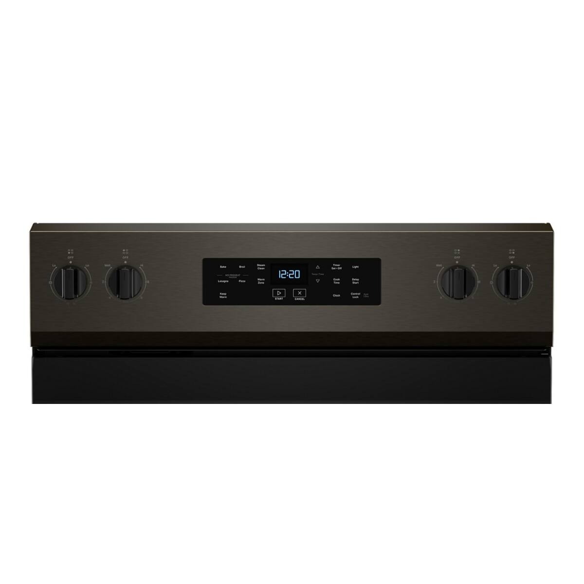 Alt View 11. Whirlpool - Whirlpool - 5.3 Cu. Ft. Freestanding Electric Range with Cooktop Flexibility - Black Stainless Steel - Black Stainless.