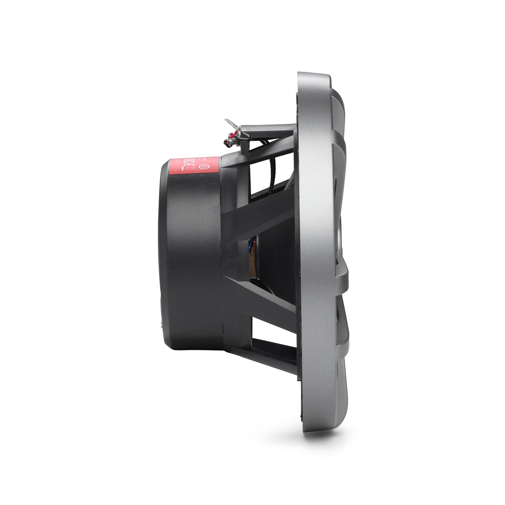 Alt View 10. JBL - JBL 6-1/2" (160mm) two-way marine audio multi-element speaker 60W (GRAY) - Black/Gray.