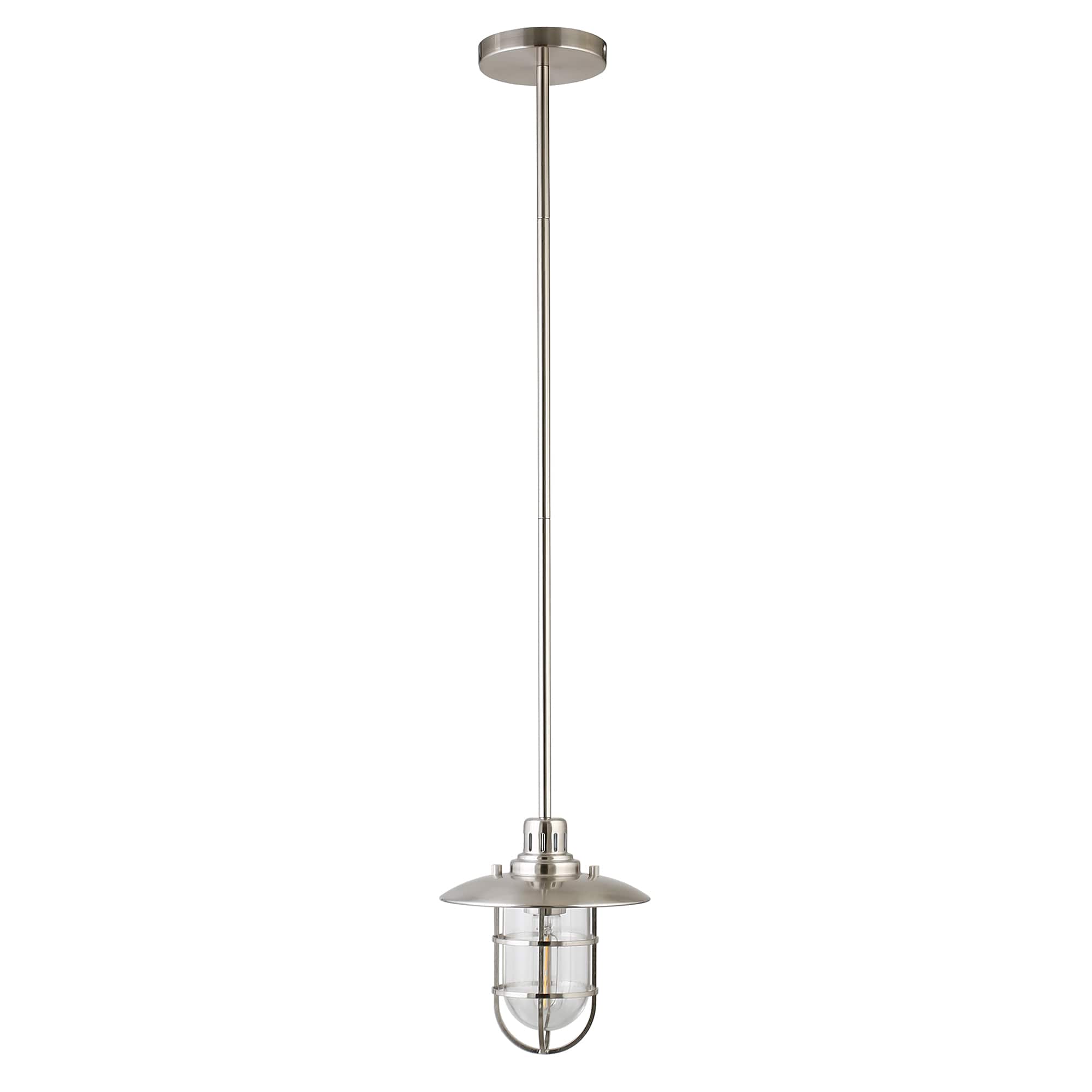 Front Zoom. Camden&Wells - Bay Pendant Light - Brushed Nickel.