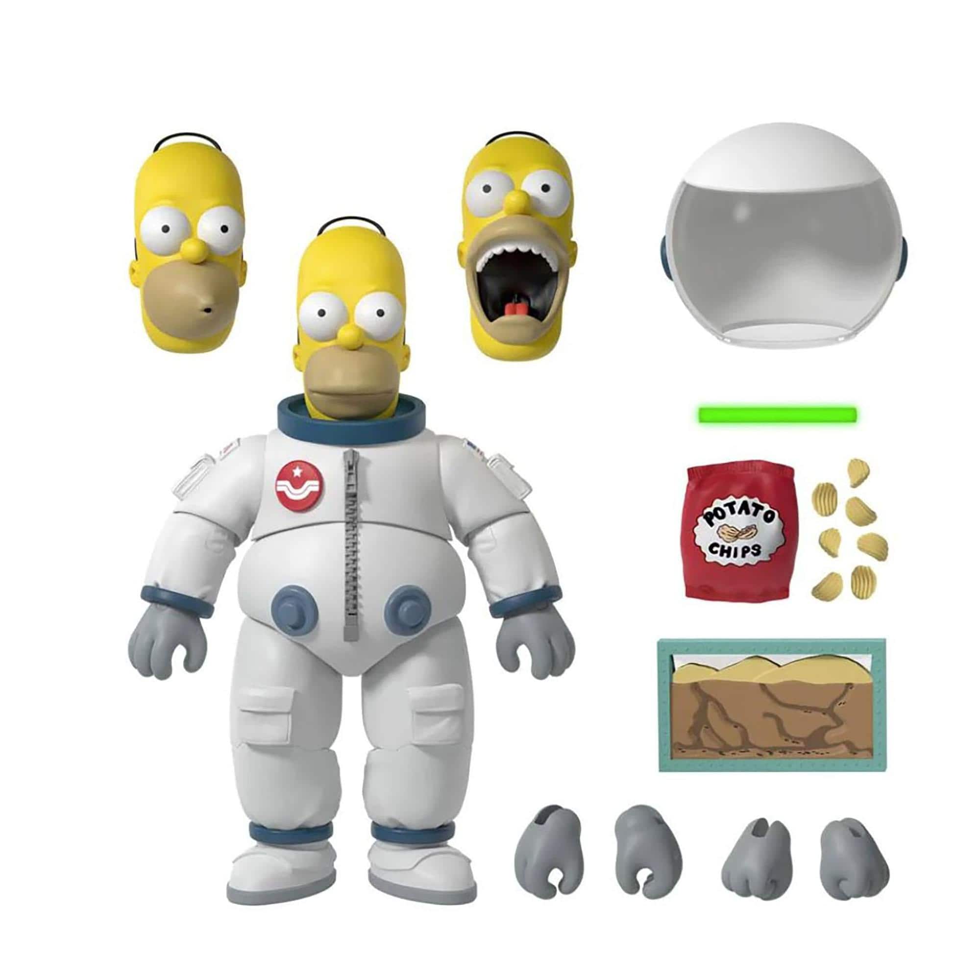 Super7 - The Simpsons Ultimates Deep Space Homer 7-Inch Action Figure - Yellow price history on PriceWatchPro