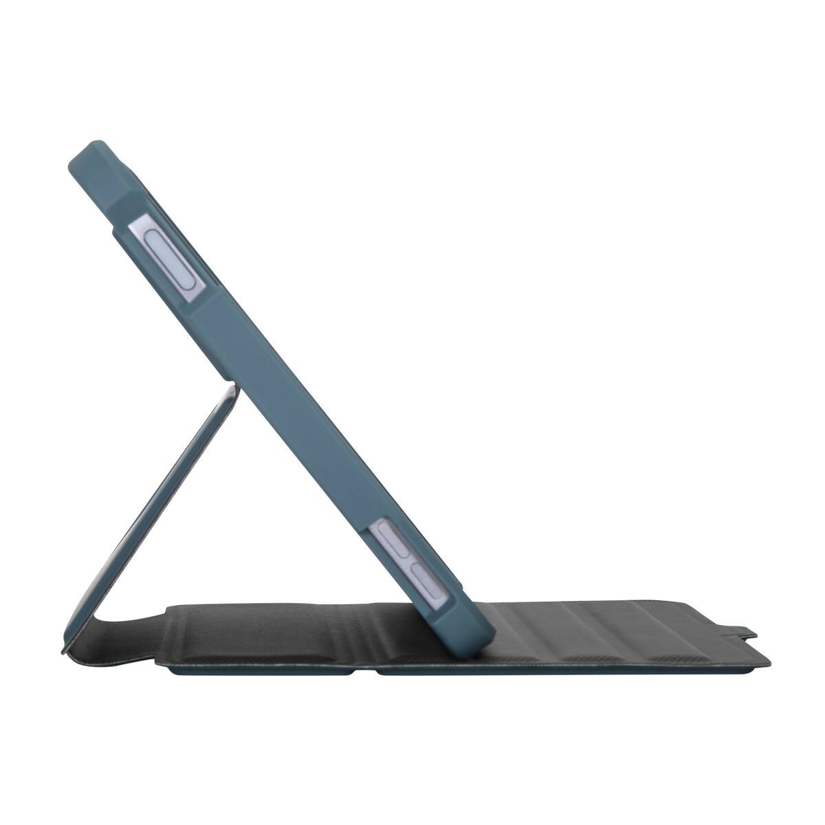 Alt View 21. Targus - Pro-Tek Antimicrobial Case for Apple iPad mini (A17 Pro) and Apple iPad mini (6th generation 2021) - China Blue.