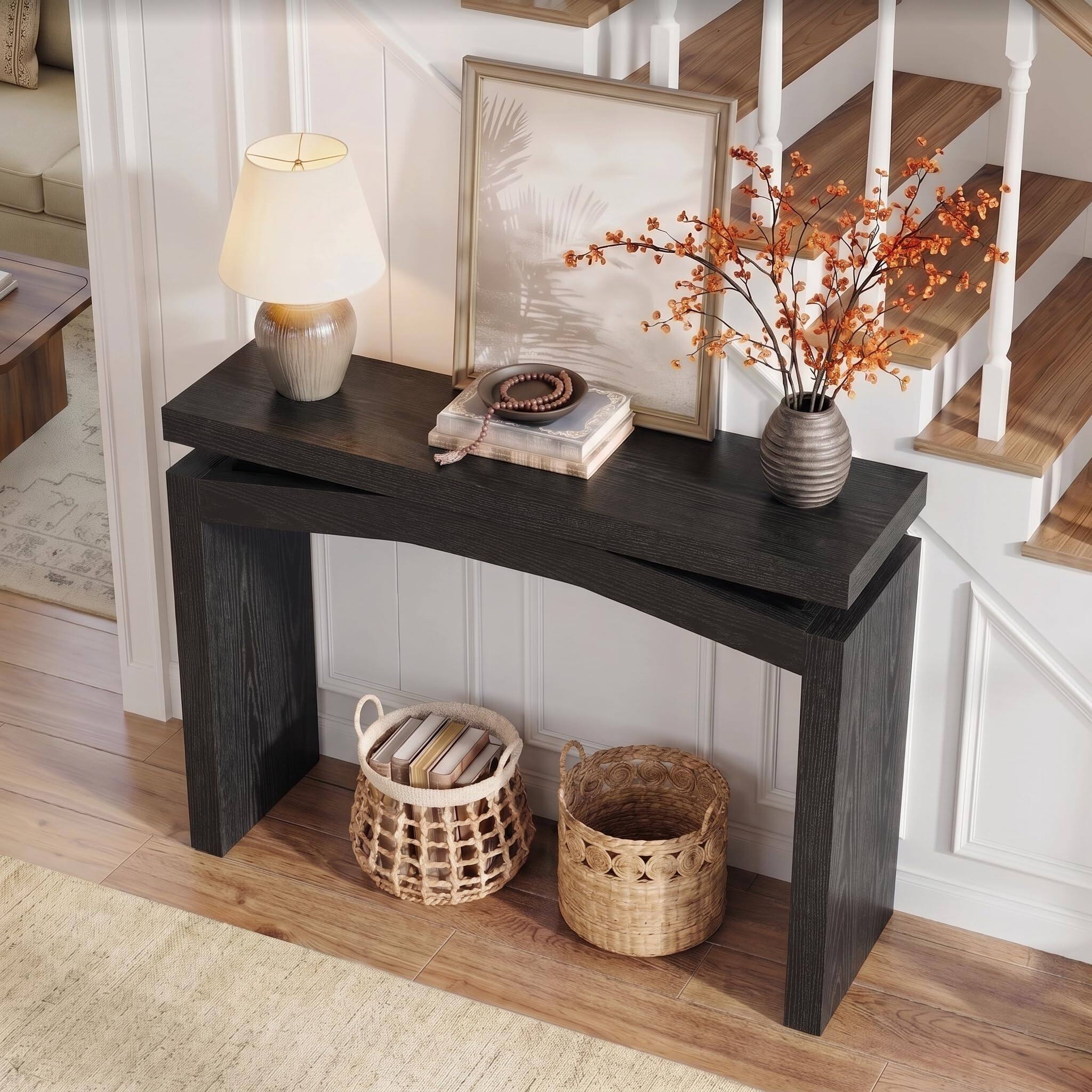 Tribesigns 40 Inch Console Table for Entryway, Farmhouse Sofa Table ...
