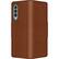 Front. SaharaCase - Leather Folio Wallet Case for Samsung Galaxy Z Fold3 5G - Brown.