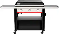 Weber - Slate 30" Rust-Resistant Griddle - Black - Angle_Zoom