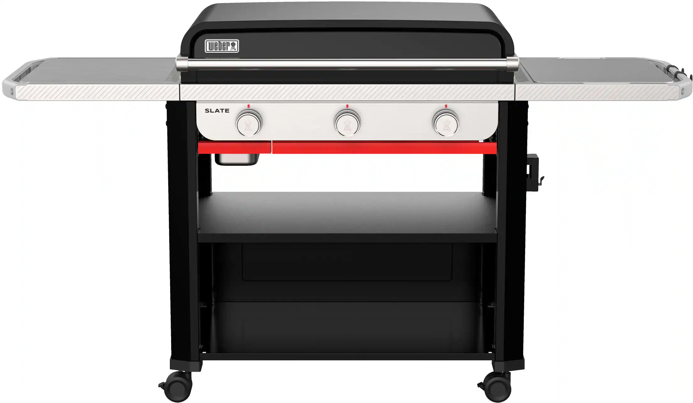 Weber - Slate 30" Rust-Resistant Griddle - Black