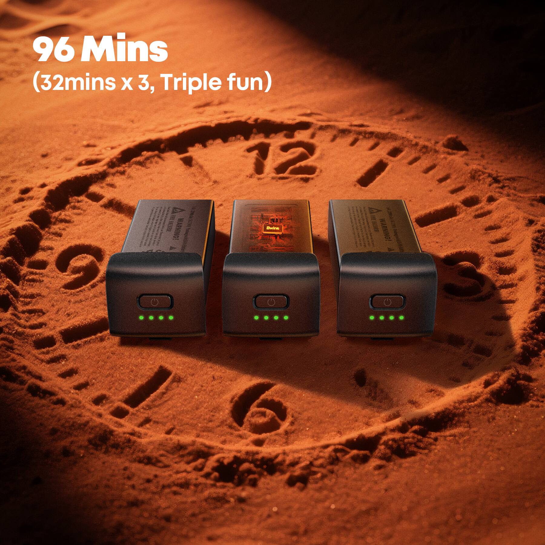 96 Mins (32mins x 3, Triple fun)