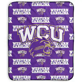 Pegasus - Western Carolina Catamounts 50" x 60" Repeat Wordmark Fleece Blanket - Multicolor