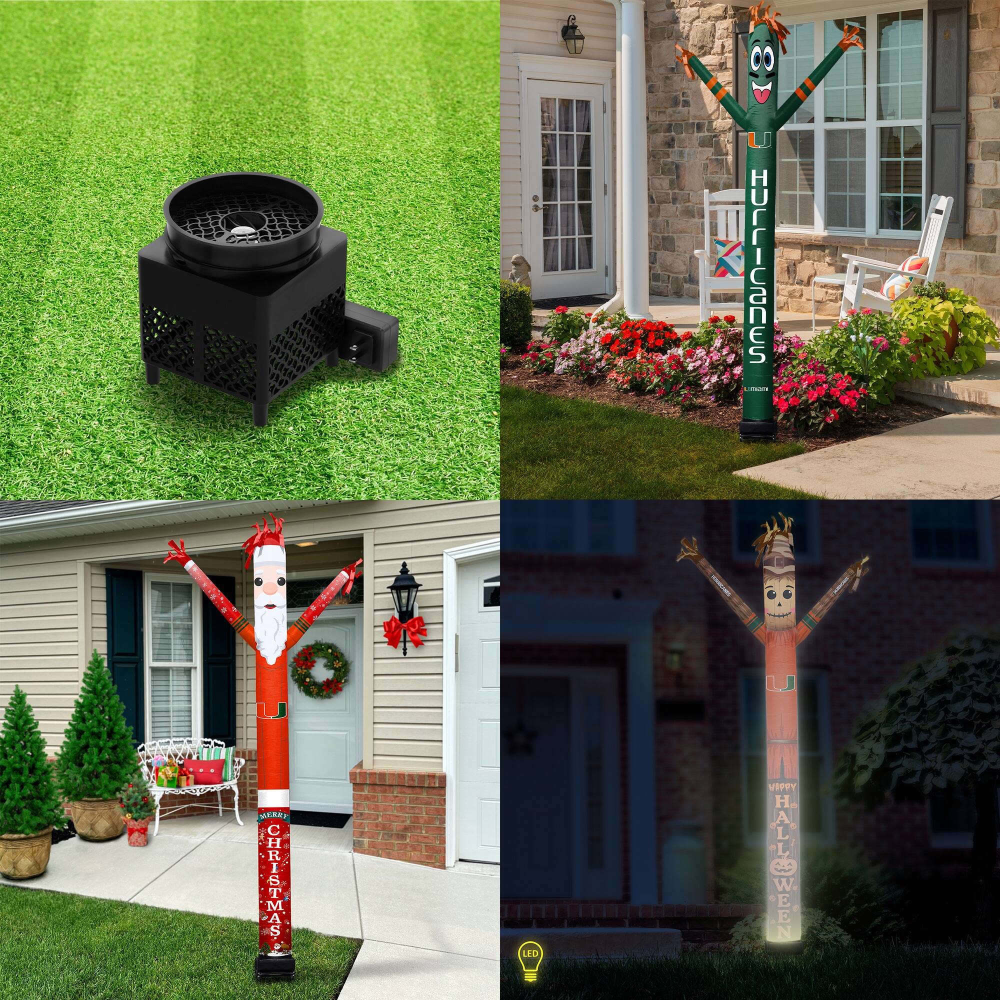 Sure, here is the corrected and grouped text from the image:

1. **Hurricanes**
   - "Hurricanes"

2. **Christmas**
   - "Christmas"

3. **Halloween**
   - "Halloween"