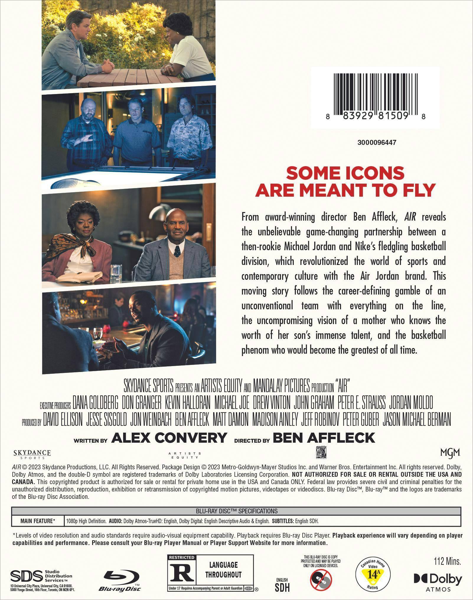 Back. Air [Blu-ray].