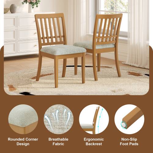 Rounded Corner Design  
Breathable Fabric  
Ergonomic Backrest  
Non-Slip Foot Pads