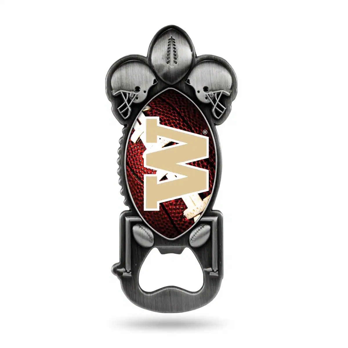 Front. Rico Industries - Washington Huskies Party Starter Magnetic Metal Bottle Opener - Multi.
