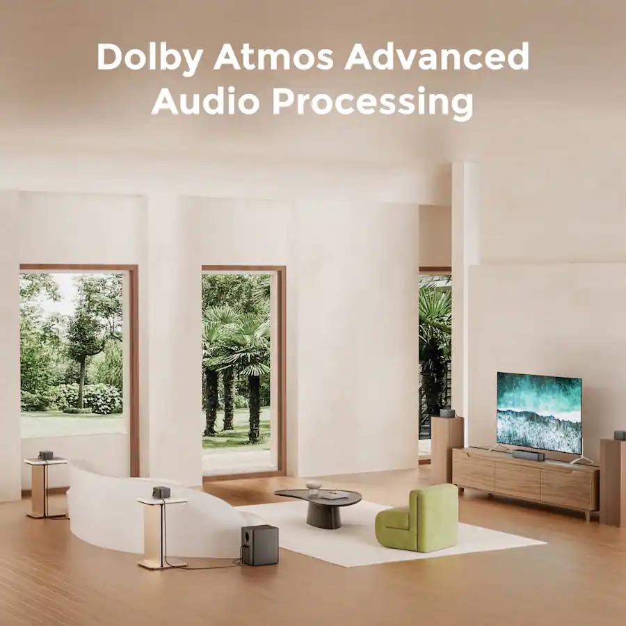 Ultimea Poseidon D80 Boom 7.1 Channel Sound bar with Dolby Atmos ...