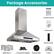 Package Accessories
- Installation Manual
- Hardware kit
- Remote control
- Baffle Filter x 3
- 6" Round Vent Adapter
- Charcoal Filter
- 6" Duct