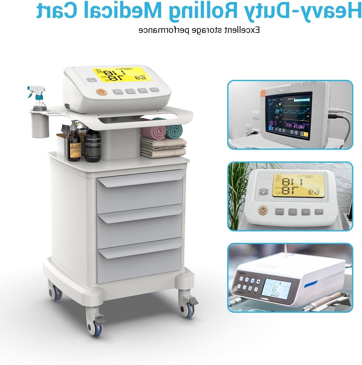 Here is the corrected and grouped text from the image:

---

**H956V-QtuR YolliC Medical**

**Excellence in Medical Equipment**

---

**Cart Medical Rolling Heavy-Duty performance storage**

---

**Specifications:**

- 18" x 18" x 95" (Te)
- 146/76
- 1J3
- URAY
- $ N O: -m 81 8 - 8r 59 - 1 1 0A 22 005

---

**Additional Features:**

- 81
- 81
- 82
- 22
- 0051

---