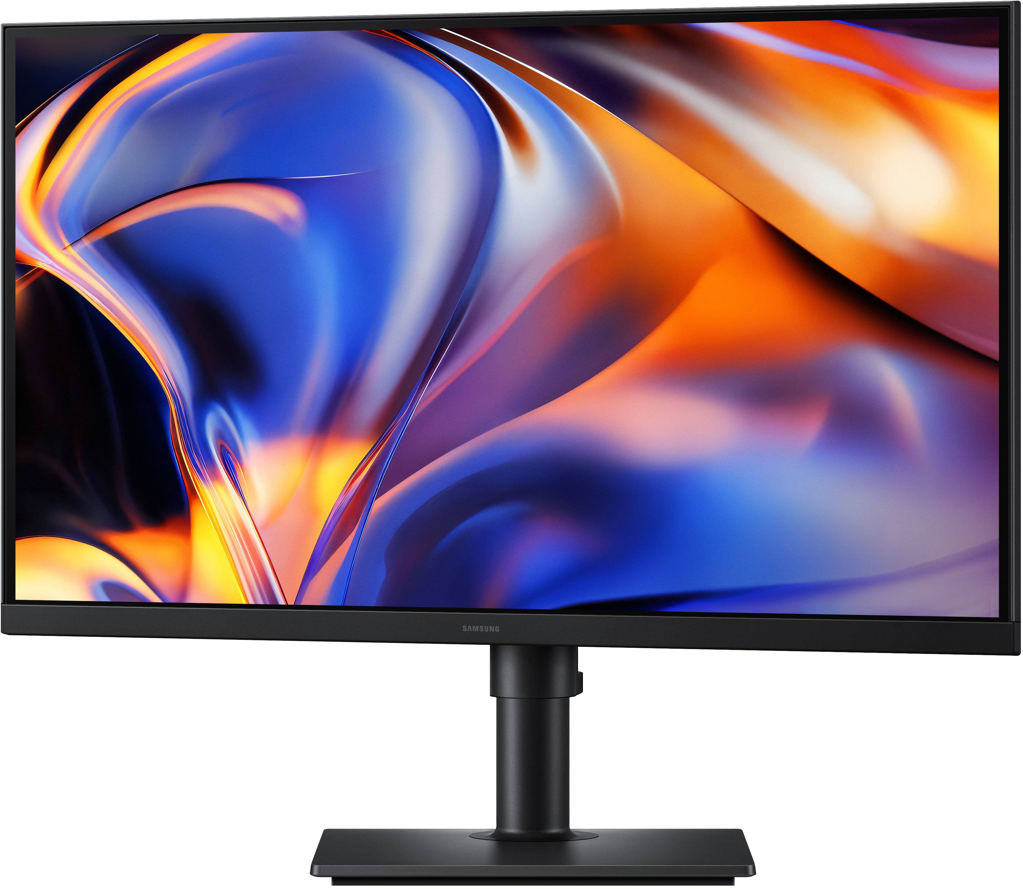 Alt View 19. Samsung - 27" ViewFinity S8 (S80HF) 5K UHD High Resolution Monitor with USB-C and Ergonomic Stand (HDMI, USB-C, DP) - Black.
