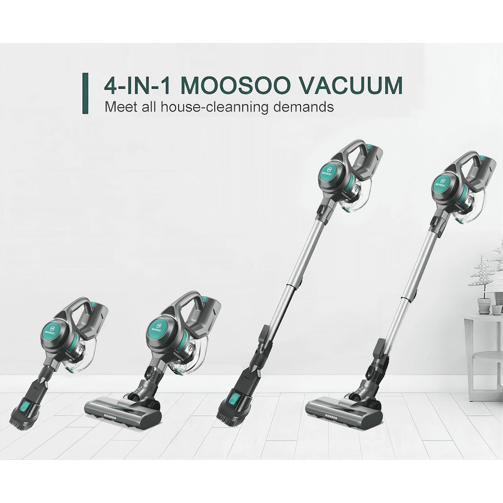 4-IN-1 MOOSOO VACUUM Meet all house-cleaning demands